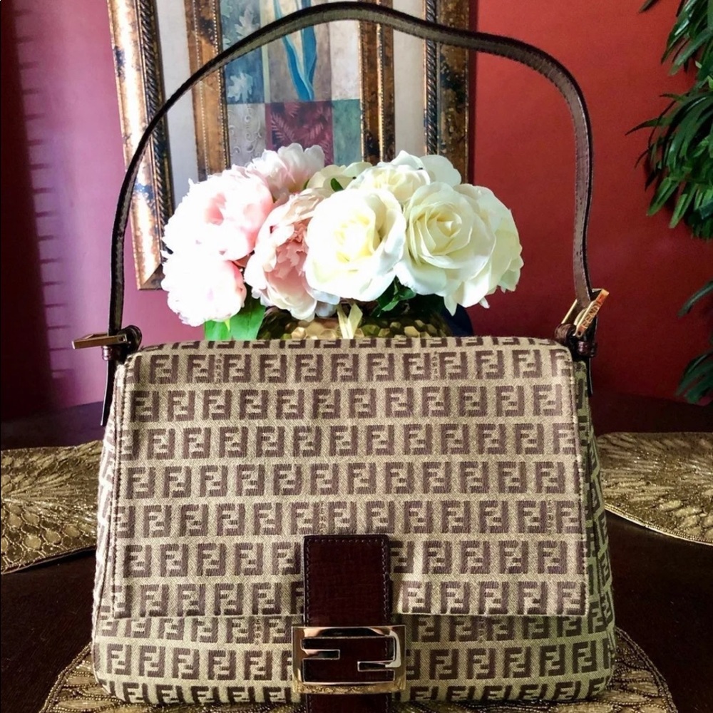 Fendi Mama Zucchino Baguette with dustbag
